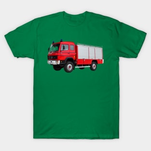 Merry Christmas Fire Truck T-Shirt